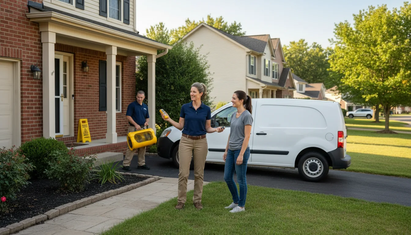 Water restoration image for Mold Remediation in Brunswick, MD